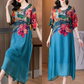 💃2025 New Arrival Pre-Sale💕Women's Elegant Flowy Floral Print Plus Size Dress