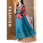 💃2025 New Arrival Pre-Sale💕Women's Elegant Flowy Floral Print Plus Size Dress